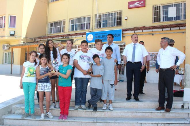 evin leblebicioglu ortaokulu yilsonu sergisi acti son dakika