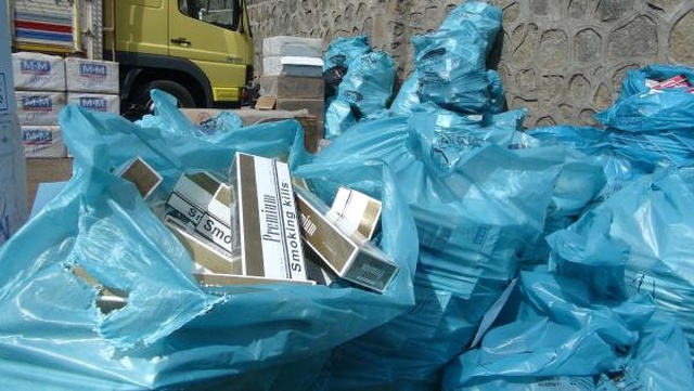 2.5 Milyon Liralık 600 Bin Paket Kaçak Sigara Ele Geçirildi