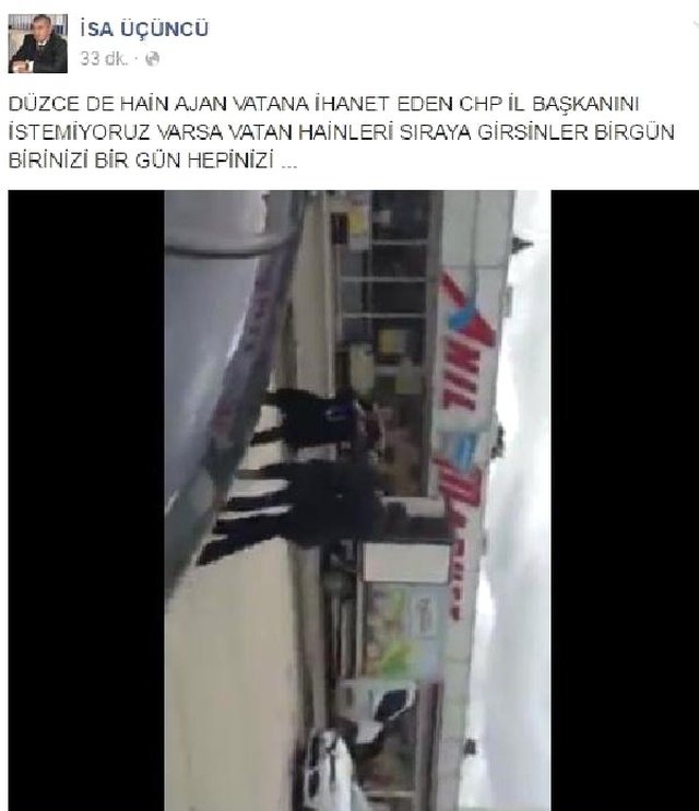 CHP İl Başkanı Zekeriya Tozan'ı Sokak Ortasında Dövdüler