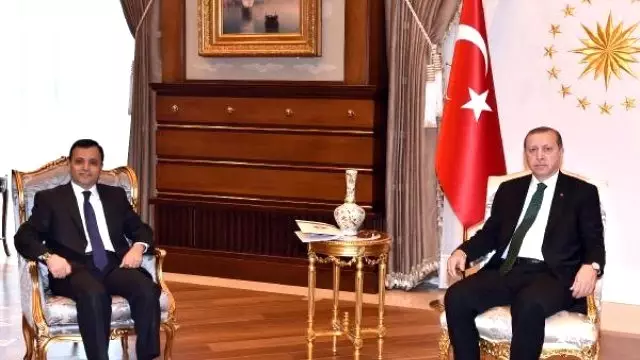 Cumhurbaşkanı Erdoğan, Anayasa Mahkemesi Başkanı Arslan'ı Kabul Etti