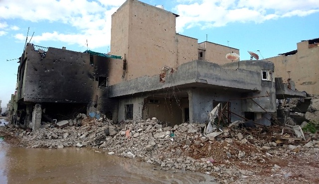Teröristler Nusaybin'i Yerle Bir Etti