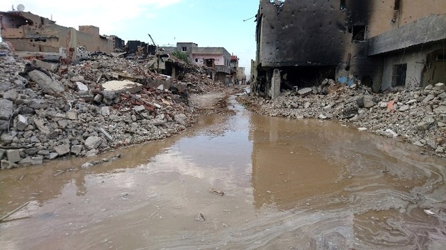 Teröristler Nusaybin'i Yerle Bir Etti