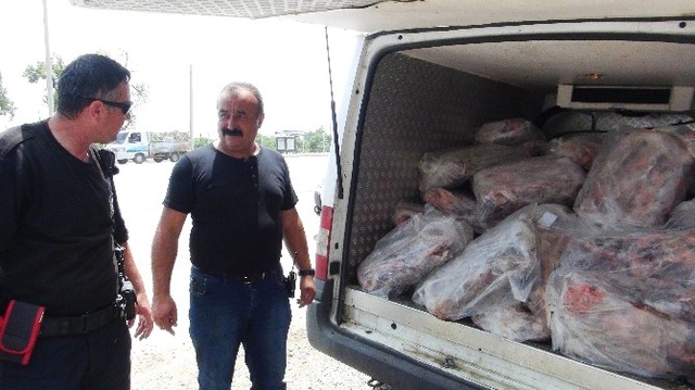 Mersin'de 1,5 Ton Kokmuş Et Ele Geçirildi