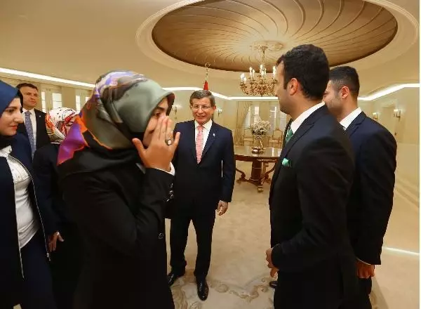 Başbakan Davutoğlu, Çankaya Köşkü'nün Son Misafirlerini Ağırladı