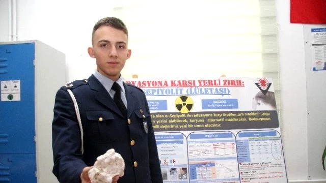 Askeri Lise Öğrencilerinden, Lületaşından Radyasyona Karşı Zırh