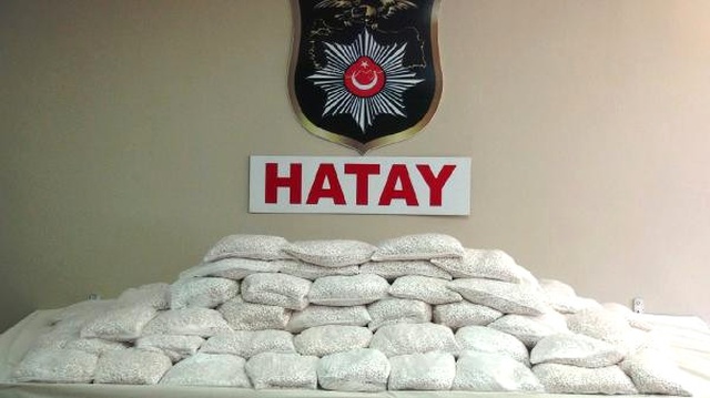 Hatay'da 3 Milyon 84 Bin Captagon Hap Ele Geçirildi