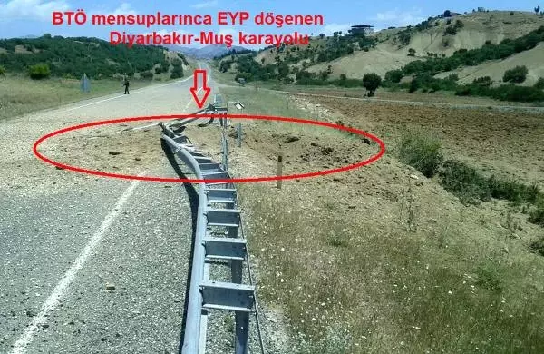 PKK'nın Diyarbakır-Muş Karayoluna Tuzakladığı 200 Kilo Patlayıcı İmha Edildi