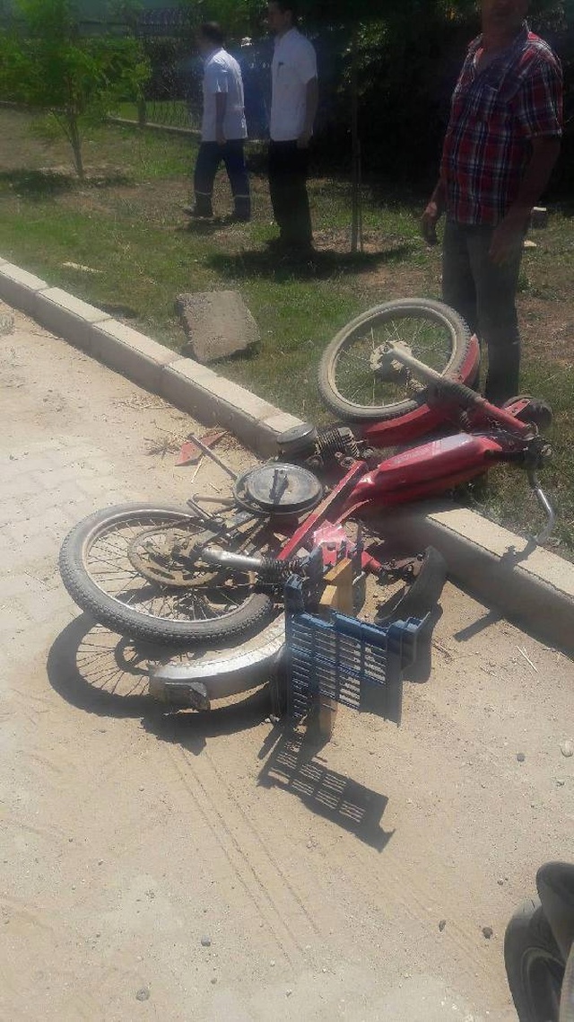 12 Yaşındaki Mustafa, Motosiklet Kazasında Ağır Yaralandı