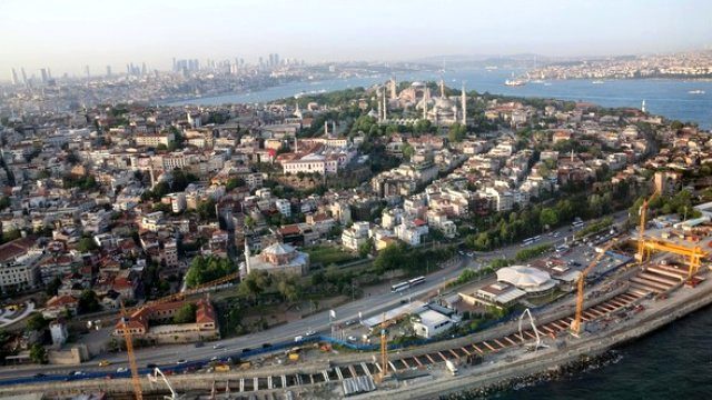 Avrasya Tüneli Projesi İlk Defa Havadan Görüntülendi