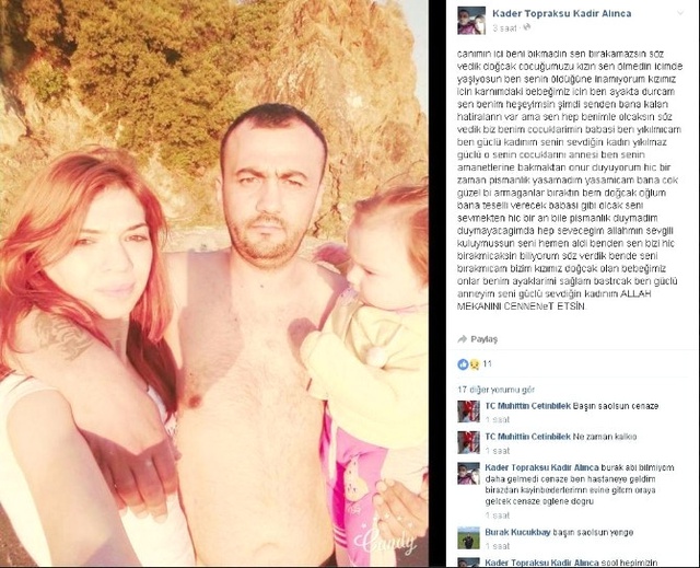 Eşi Cinayette Ölen Hamile Kadından Yürek Burkan Paylaşım