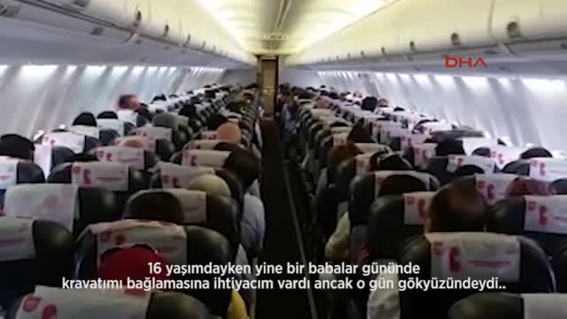 Pilot Oğul, Kaptan Babasının Babalar Gününü Anonsla Kutladı