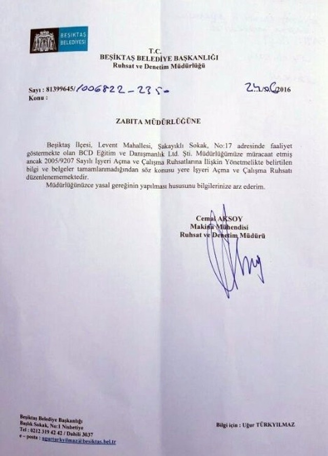 Ruhsatsız İşyerlerini Şikayet Edip, 8 Yıl Ruhsatsız Büro Çalıştırdılar
