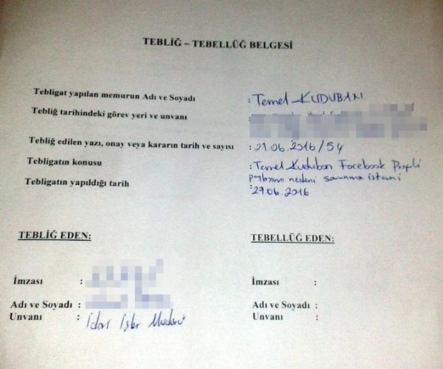 Gazete Küpürünü Sosyal Medyadan Paylaştı, İşinden Oldu