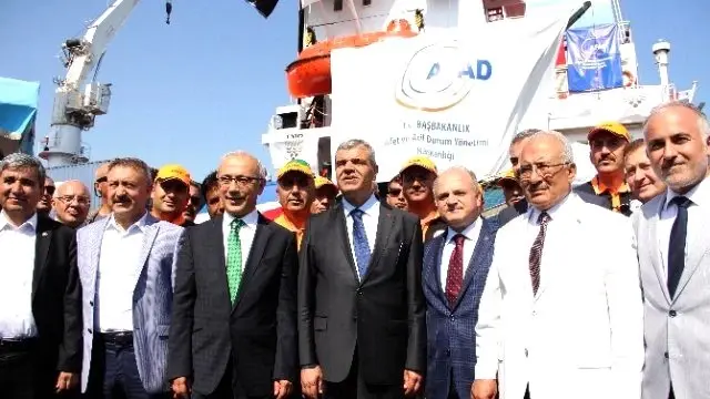 Gazze Yardım Gemisi Lady Leyla Mersin'den Uğurlandı