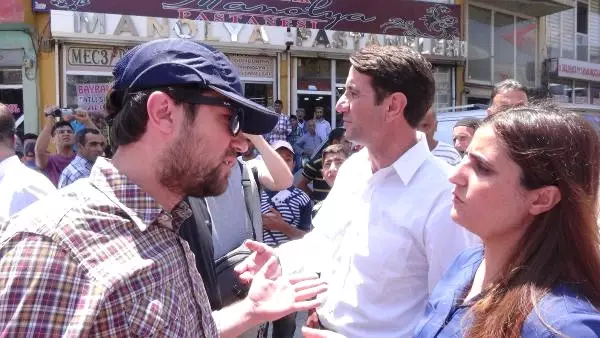 Lice'deki Operasyonları Protesto Eden Grupla Polis Arasında Gerginlik