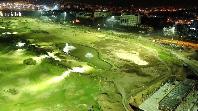 Samsun'da Deniz Doldurularak Yapılan Golf Sahası Bitiyor