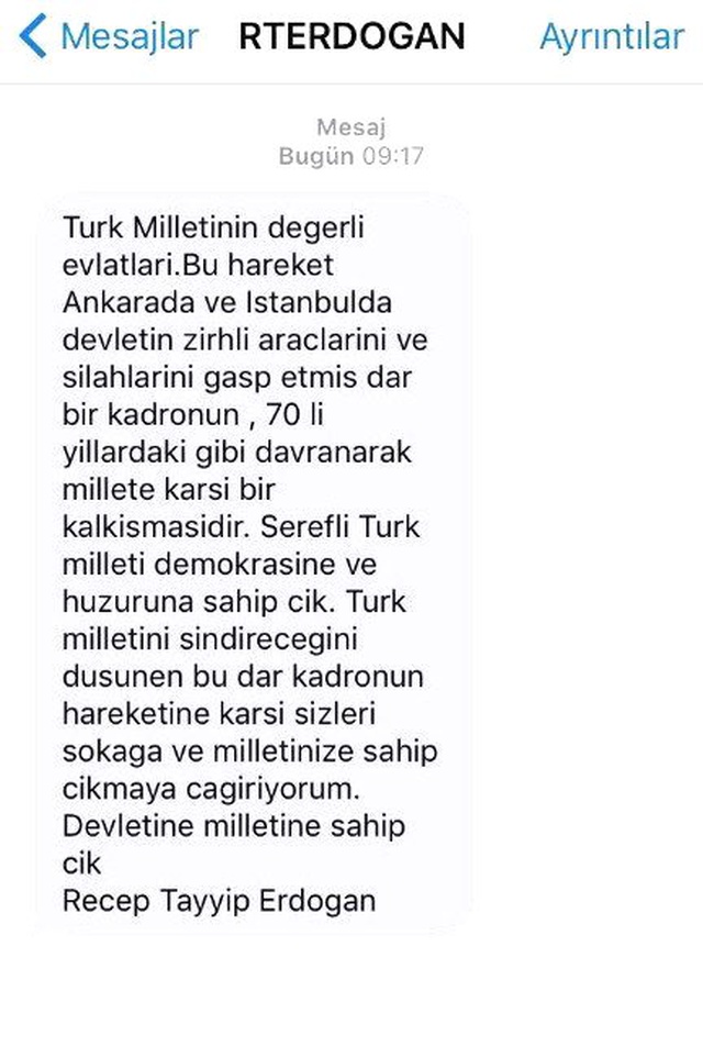 Cumhurbaşkanı Erdoğan'dan Vatandaşlara Mesaj: Devletine Milletine Sahip Çık