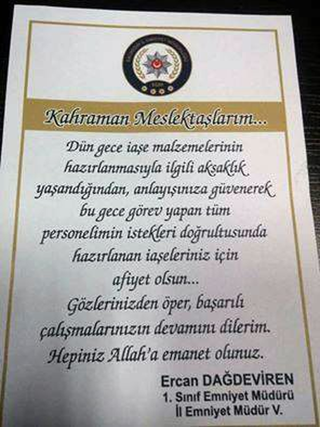Emniyet Müdürü'nden Görülmemiş Uygulama! Polisler Çok Sevindi