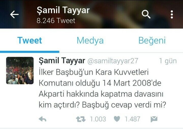 Şamil Tayyar'dan İlker Başbuğ'a Tepki: Ucuz Kahramanlık Yapma!