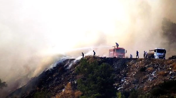 Bodrum'da Çöplük Alandaki Yangın 10 Gündür Söndürülemedi