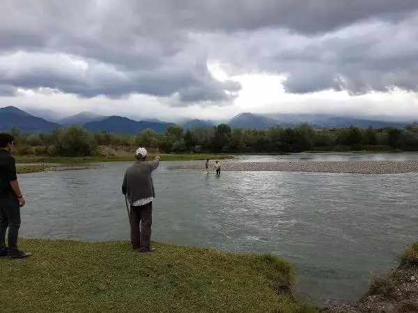 İneğin Peşinden Gittiği Adacıkta Mahsur Kaldı