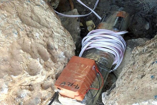 Ömerli'de 1,5 Ton Patlayıcı İmha Edildi
