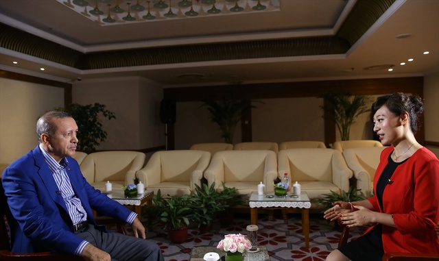 Erdoğan, Çin Televizyonundan Dünyaya Terör Mesajı Verdi