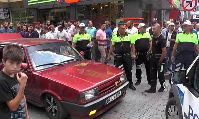 Uşak'ta Trafik Magandası Gerginliği!