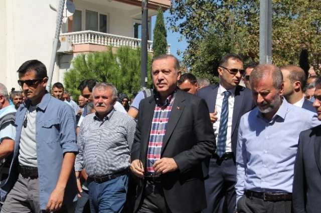 Erdoğan'dan Eniştesine Taziye Ziyareti!