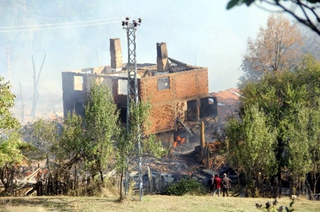 Yangın, Gece Vakti Bir Köyü Yok Etti