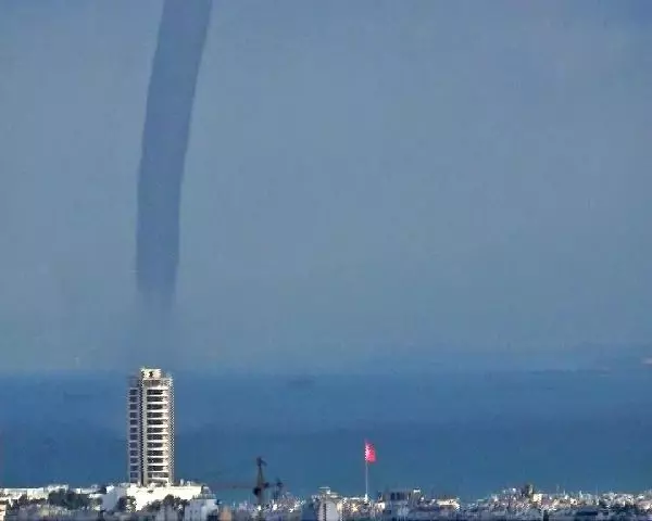 İskenderun Körfezi'nde Hortum Çıktı