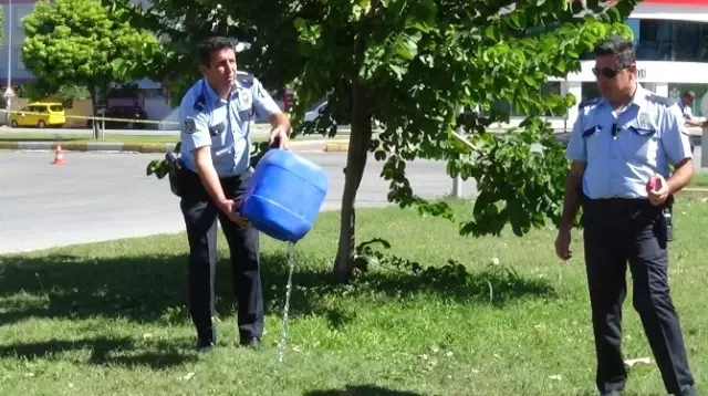 Şüpheli Bidon Polisi Harekete Geçirdi