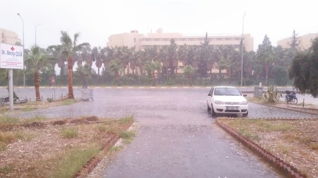 Alanya'da Hortum ve Dolu Sürprizi