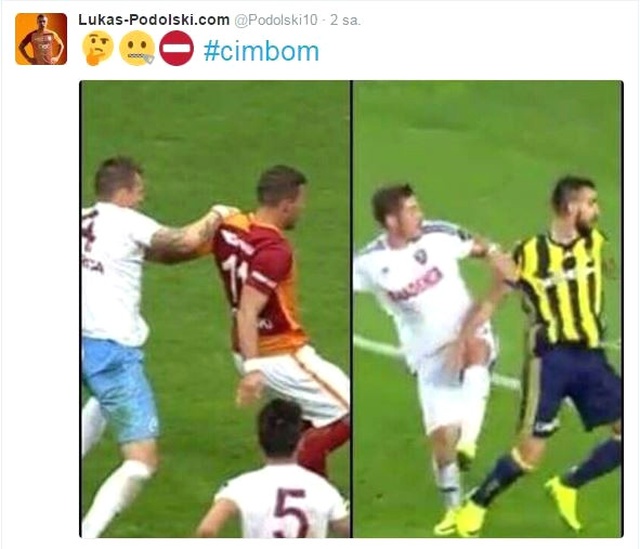 Podolski, Fenerbahçe'nin Kazandığı Penaltıya Göndermede Bulundu