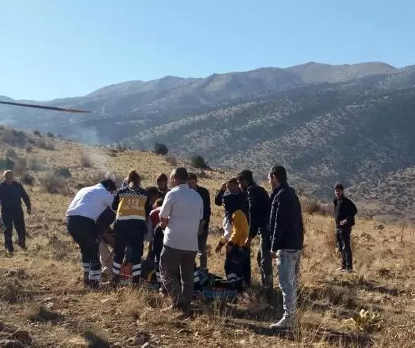 Yaralının Yeri Ambulans Helikoptere Dumanla Bildirildi