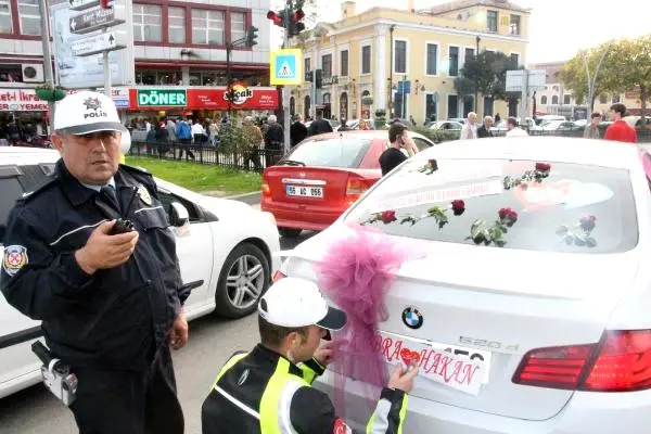 Gelin ve Damada Düğün Günü Büyük Şok! Tam 412 Lira Ceza Kesildi