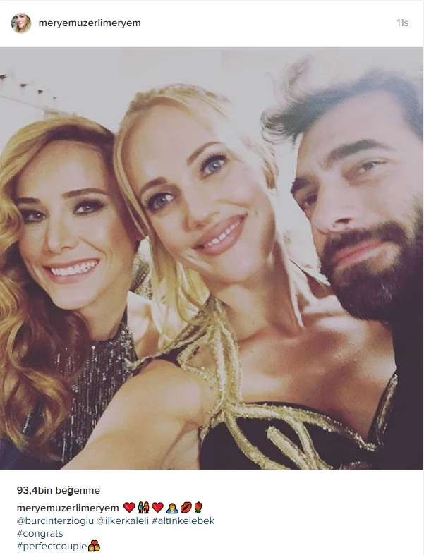 Meryem Uzerli, Altın Kelebeğin Yıldızlarını Kucakladı