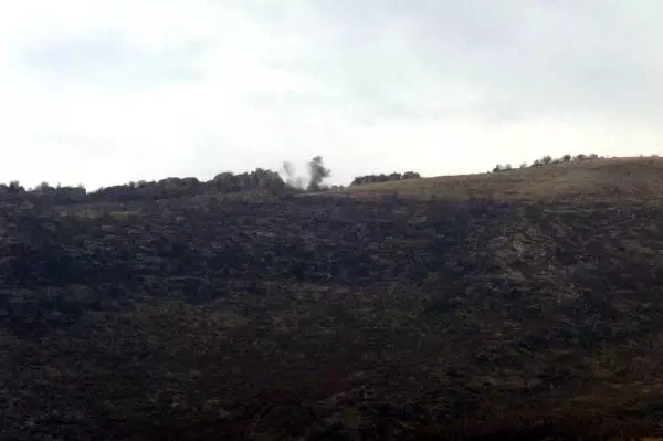 Taciz Ateşi Açan PKK'lılara Bomba Yağdı