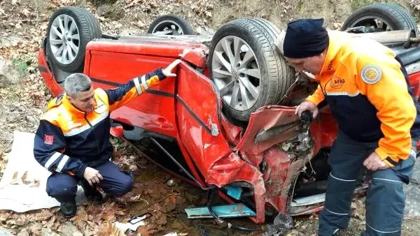 Kayıp İşçi, Otomobiliyle Uçurumdan Düşerek Ölmüş