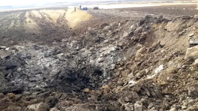 Muş'ta 4,5 Ton Bomba Yüklü Araç, Çamura Saplandığı İçin İnfilak Ettirilmiş