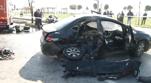 Çinli Sürücünün Kullandığı Otomobil ile Motorsiklet Çarpıştı: 1 Ölü