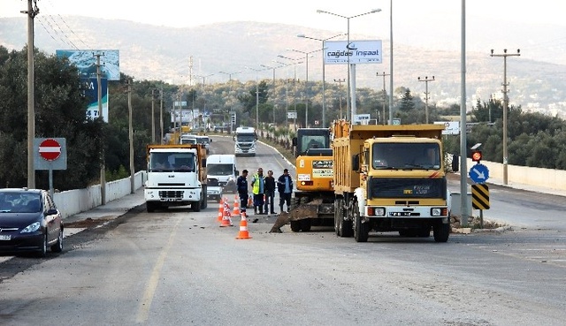 Bodrum'da Su Borusu Bomba Gibi Patladı
