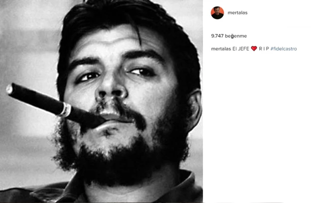 Mert Alaş, Fidel Castro Yerine Che Guevara Fotoğrafı Paylaştı