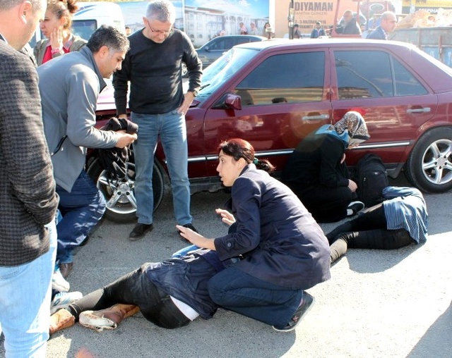 İki Genç Kız Otomobilin Altında 50 Metre Sürüklendi