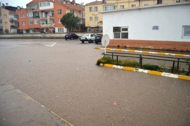 Ayvalık'ta Hortum Ağaçları Devirdi, Çatıları Uçurdu