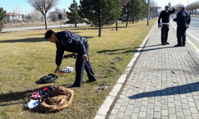 Afyon'da Şüpheli Çanta Paniği! Polisten Kaçan Kadın Ortalığı Birbirine Kattı