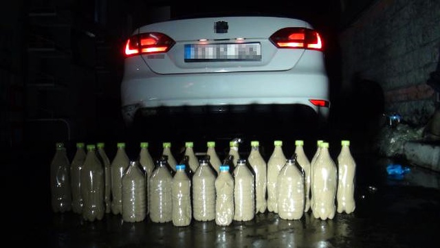 Benzin Deposunda 11 Kilo Toz Esrar Bulundu