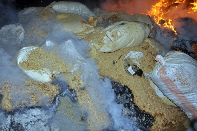 Baharat Yapımında Kullanılan 40 Ton Atık Madde İmha Edildi