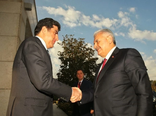 Başbakan Yıldırım, Neçirvan Barzani ile Görüştü