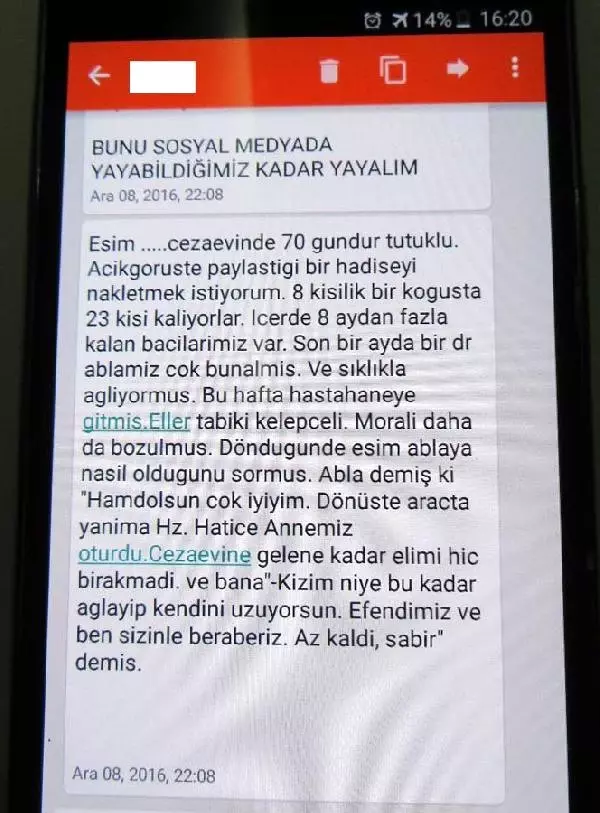 FETÖ'cülerden İlginç Mesajlaşma: Peygamber Efendimiz Bana Liste Verdi